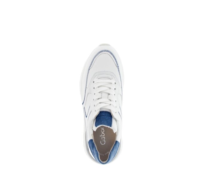 Gabor Sneaker Low Weiß - Glattleder