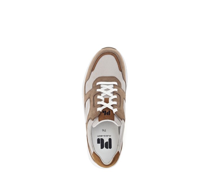 Pius Gabor Sneaker Low Braun - Materialmix Leder/Textil