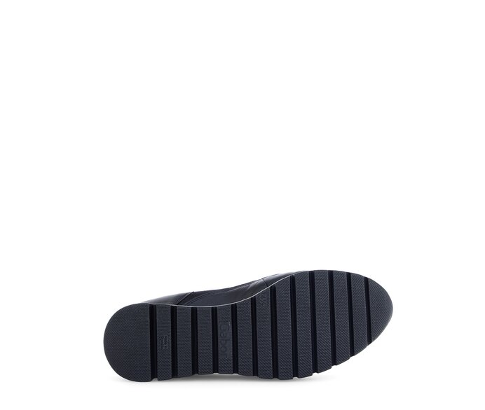 Gabor Sneaker Low Blau - Materialmix Leder