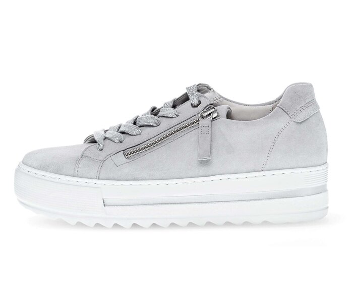 Gabor Sneaker Low Grau - Rauleder