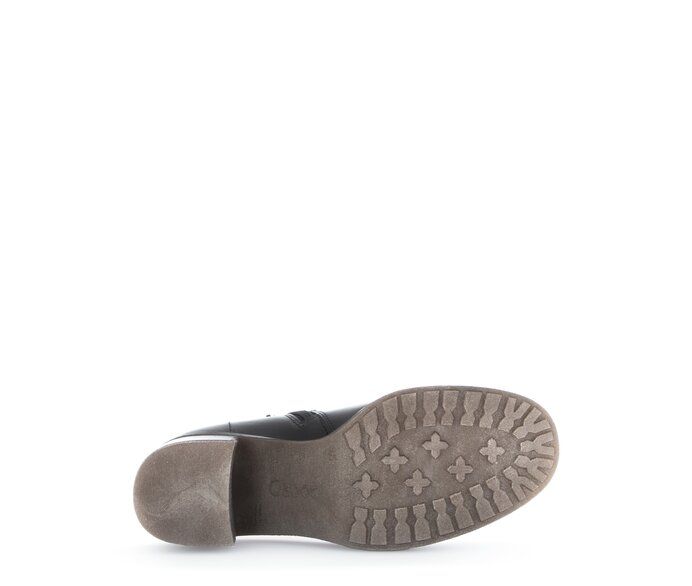 Gabor Plateau Stiefelette Schwarz - Glattleder