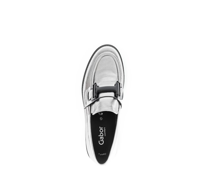 Gabor Loafer Silber - Effektleder