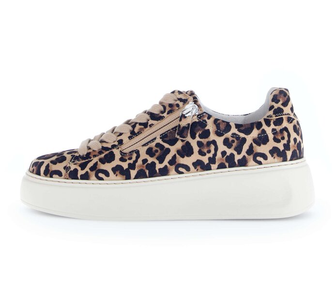 Gabor Sneaker Low Beige - Rauleder