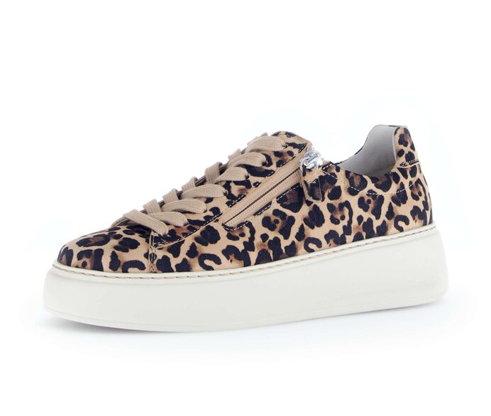 Gabor Sneaker Low Beige - Rauleder