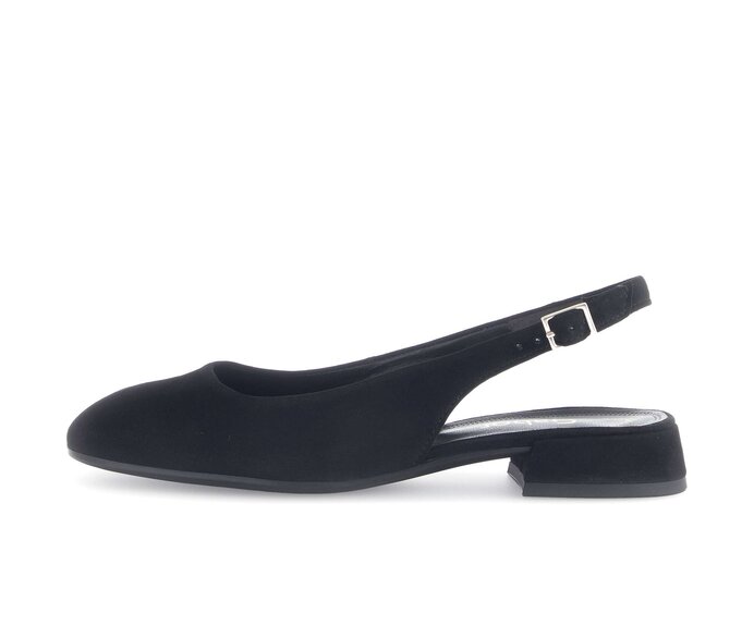 Gabor Slingpumps Schwarz - Rauleder