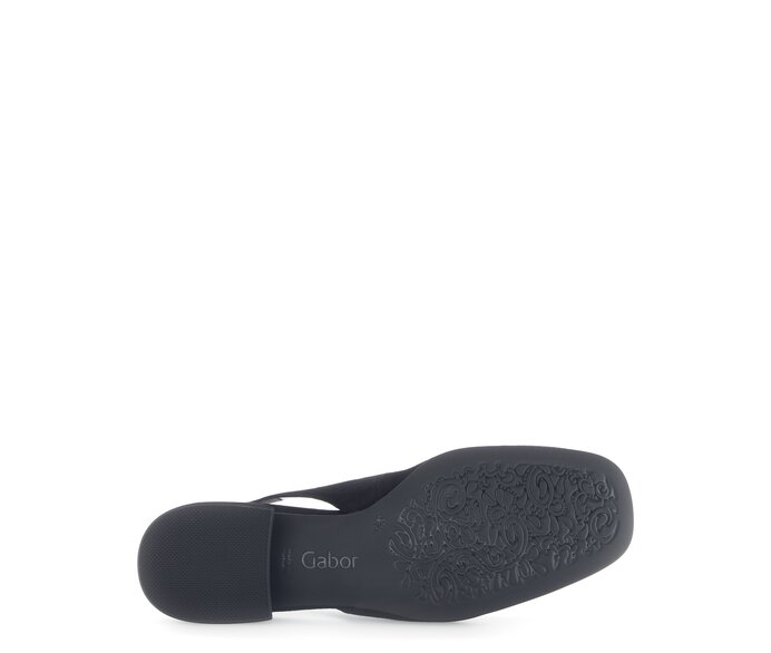 Gabor Slingpumps Schwarz - Rauleder