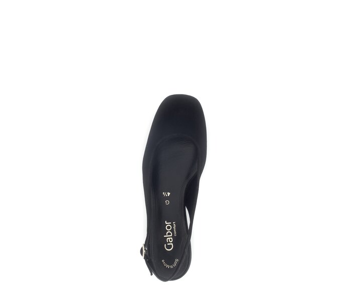 Gabor Slingpumps Schwarz - Rauleder