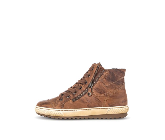 Gabor Sneaker High Braun - Glattleder