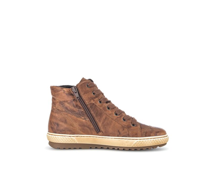 Gabor Sneaker High Braun - Glattleder