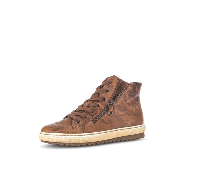 Gabor Sneaker High Braun - Glattleder