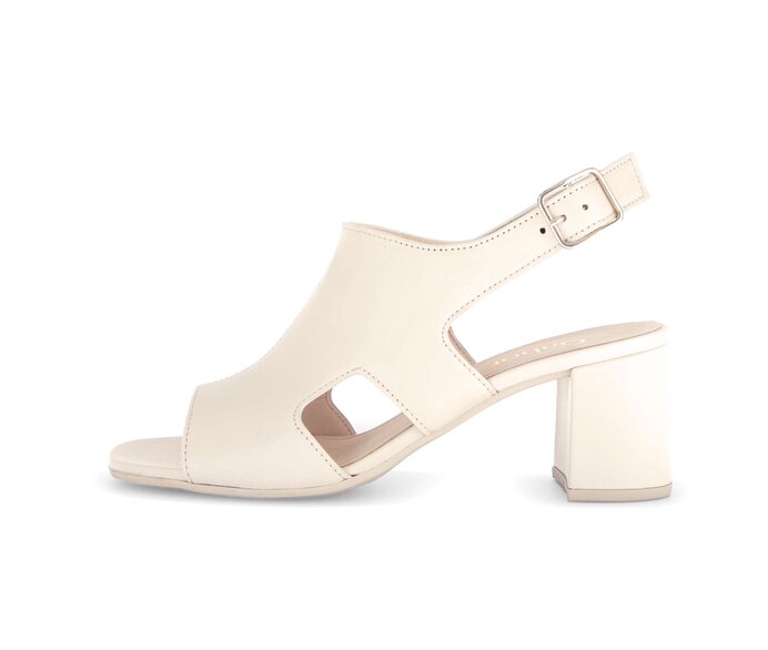 Gabor Riemchensandale Beige - Glattleder