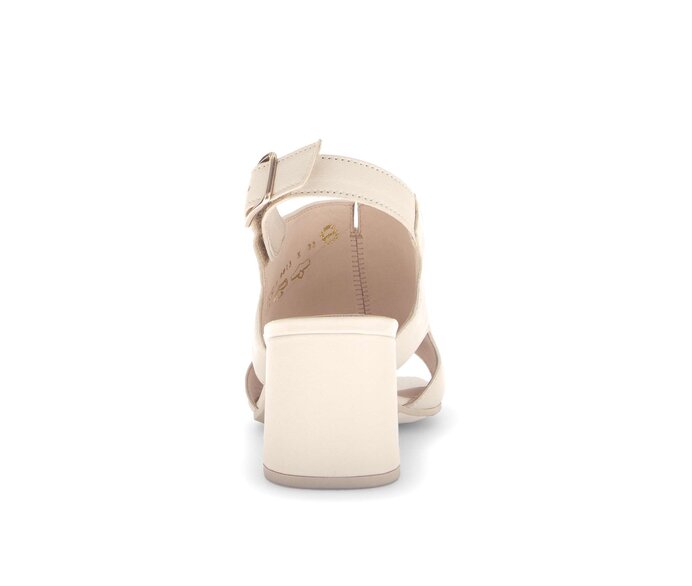 Gabor Riemchensandale Beige - Glattleder