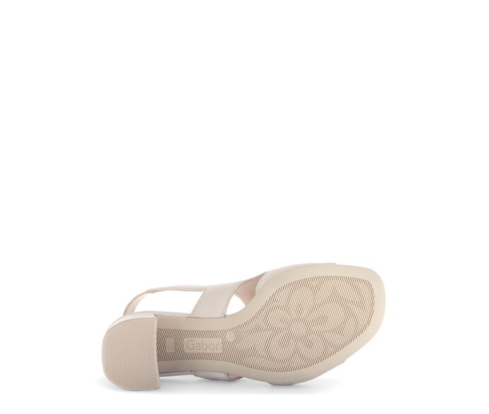 Gabor Riemchensandale Beige - Glattleder