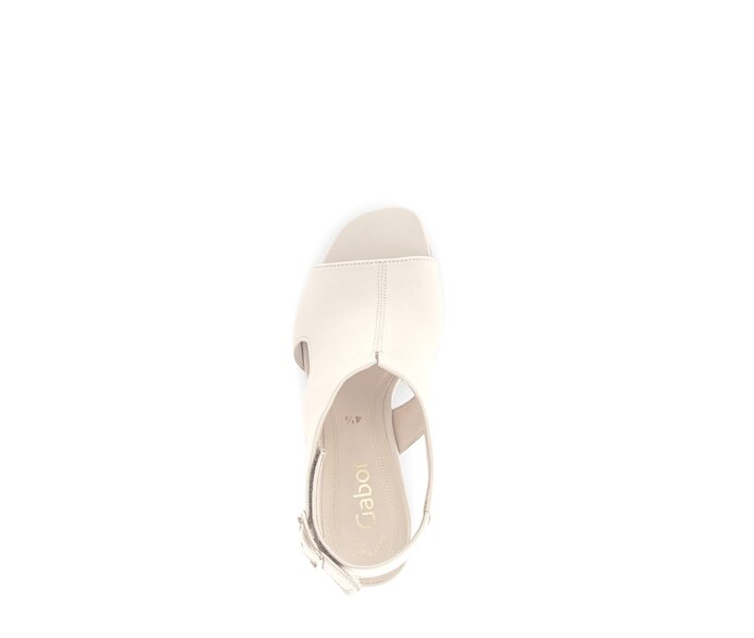 Gabor Riemchensandale Beige - Glattleder