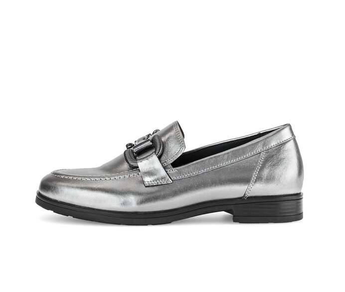 Gabor Slipper Silber - Effektleder