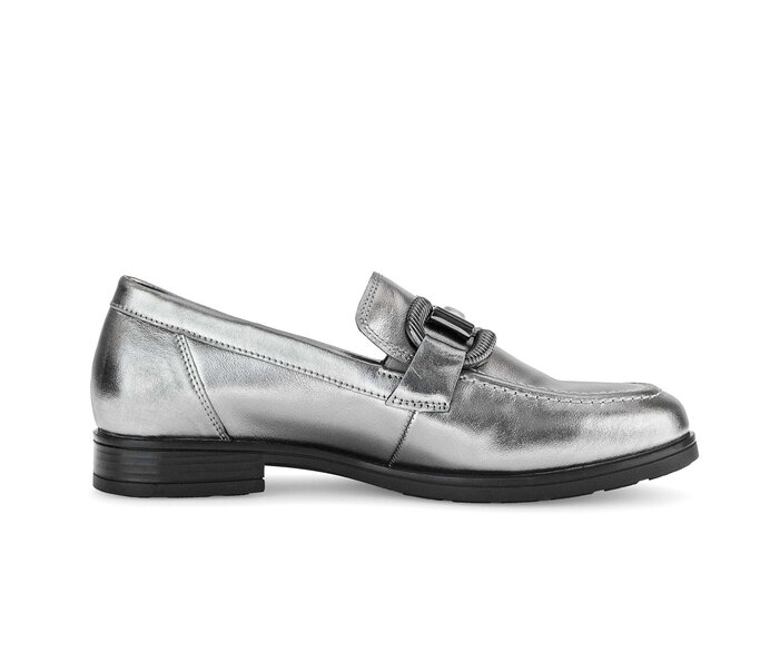 Gabor Slipper Silber - Effektleder