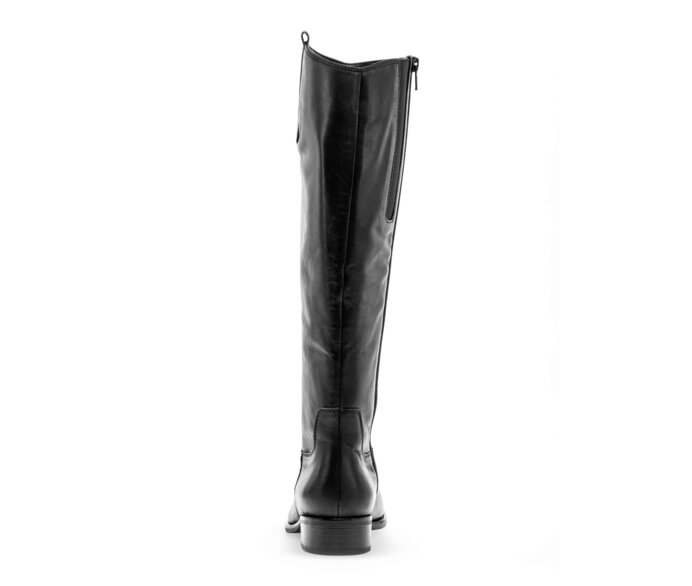 Gabor Eleganter Stiefel Schwarz - Glattleder