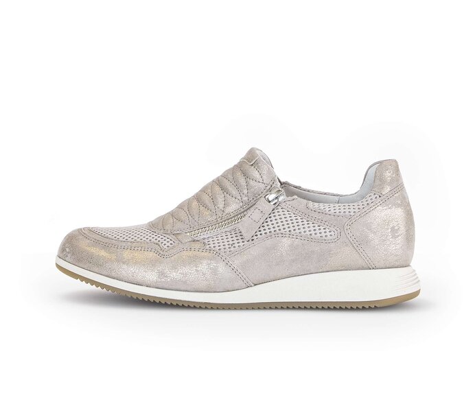 Gabor Sneaker Low Beige - Materialmix Leder/Lederimitat