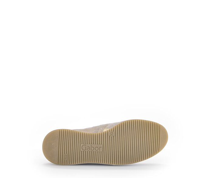 Gabor Sneaker Low Beige - Materialmix Leder/Lederimitat