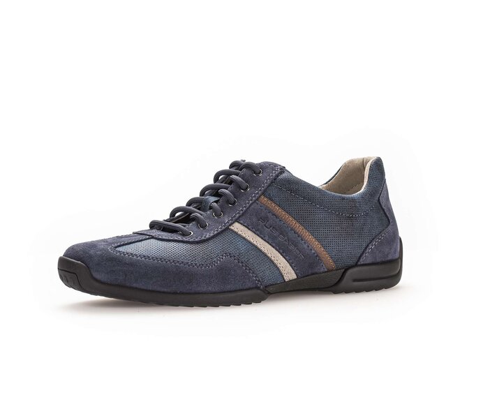 Pius Gabor Sneaker Low Blau - Materialmix Leder/Lederimitat