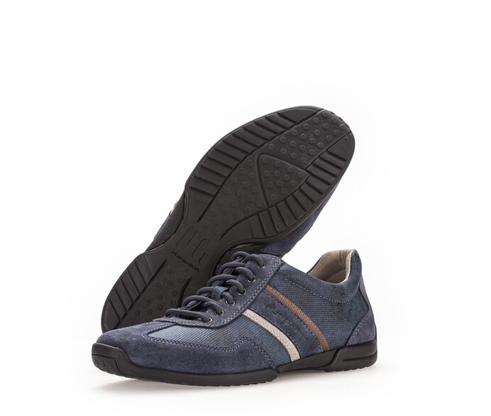 Pius Gabor Sneaker Low Blau - Materialmix Leder/Lederimitat