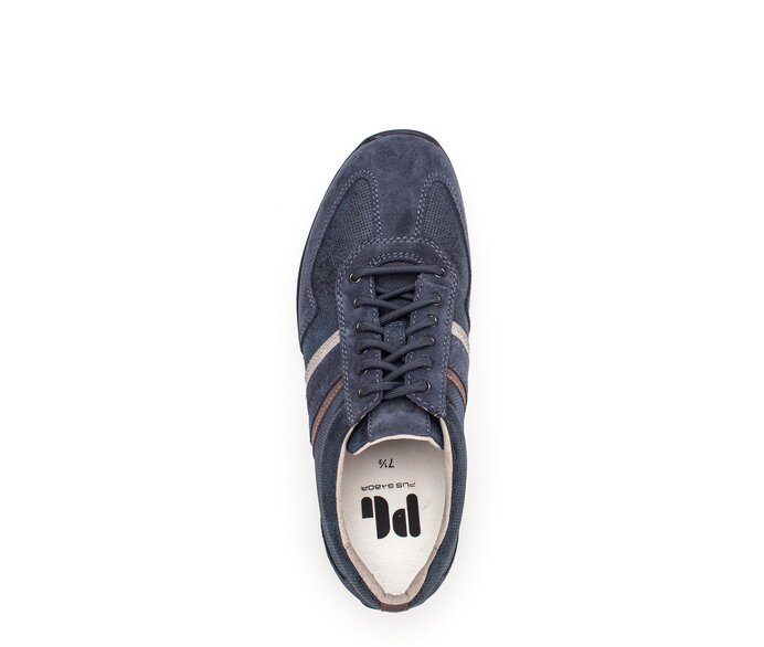 Pius Gabor Sneaker Low Blau - Materialmix Leder/Lederimitat