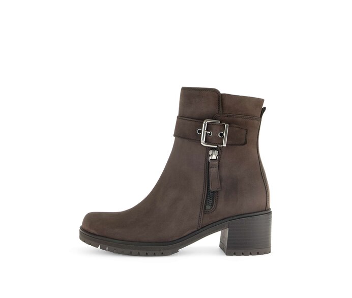 Gabor Plateau Stiefelette Braun - Rauleder