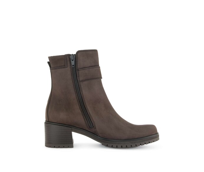 Gabor Plateau Stiefelette Braun - Rauleder