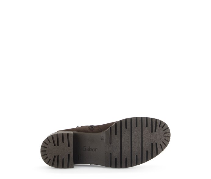 Gabor Plateau Stiefelette Braun - Rauleder