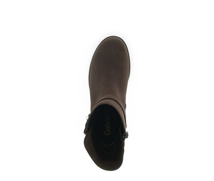 Gabor Plateau Stiefelette Braun - Rauleder