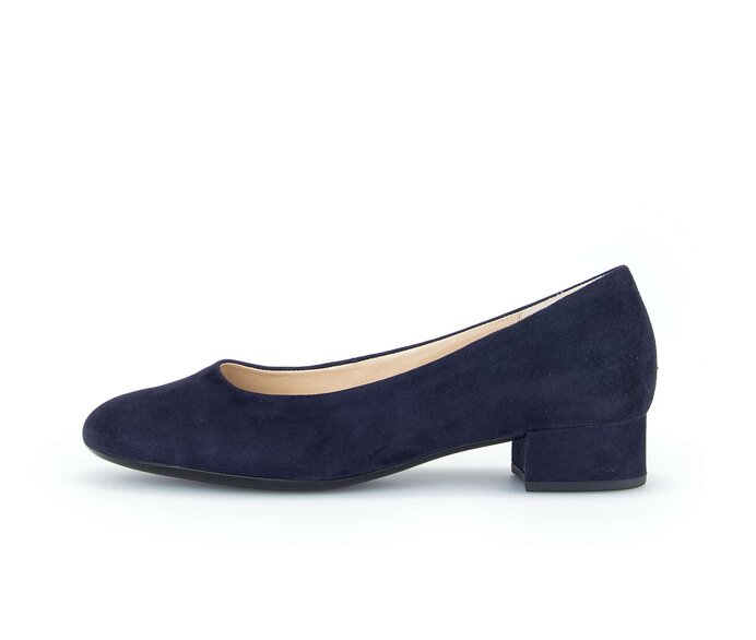Gabor Eleganter Pumps Blau - Rauleder