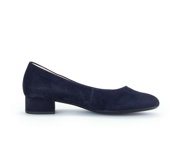 Gabor Eleganter Pumps Blau - Rauleder