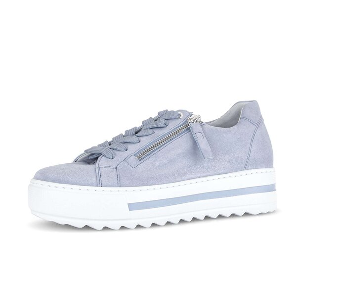 Gabor Sneaker Low Blau - Rauleder