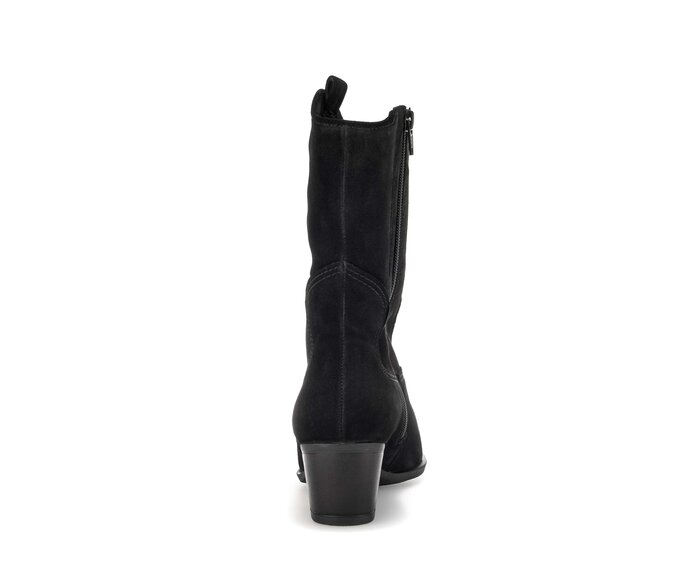 Gabor Cowboy Boots Schwarz - Rauleder