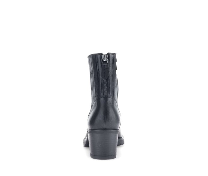 Gabor Sportliche Stiefelette Schwarz - Glattleder