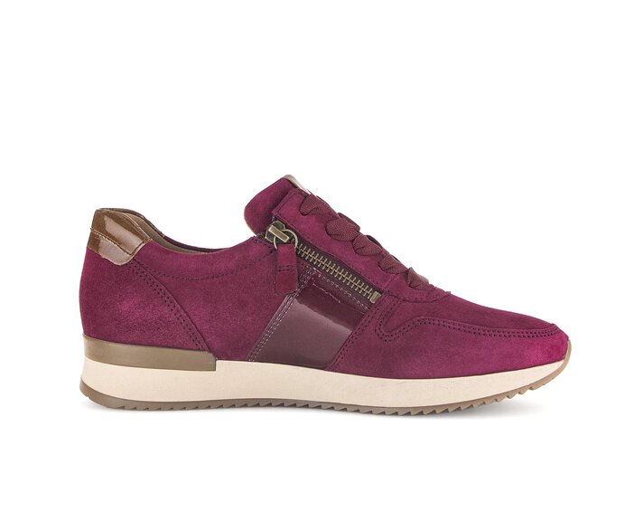 Gabor Sneaker Low Lila - Materialmix Leder