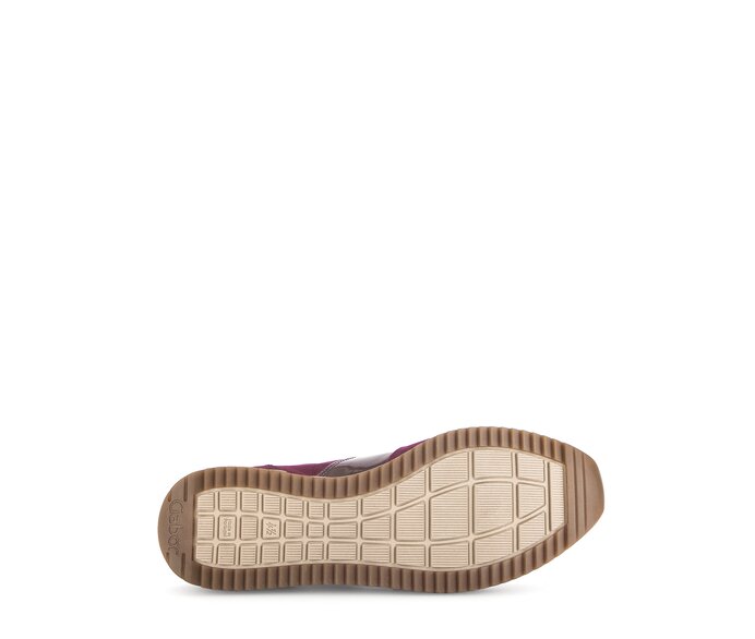 Gabor Sneaker Low Lila - Materialmix Leder