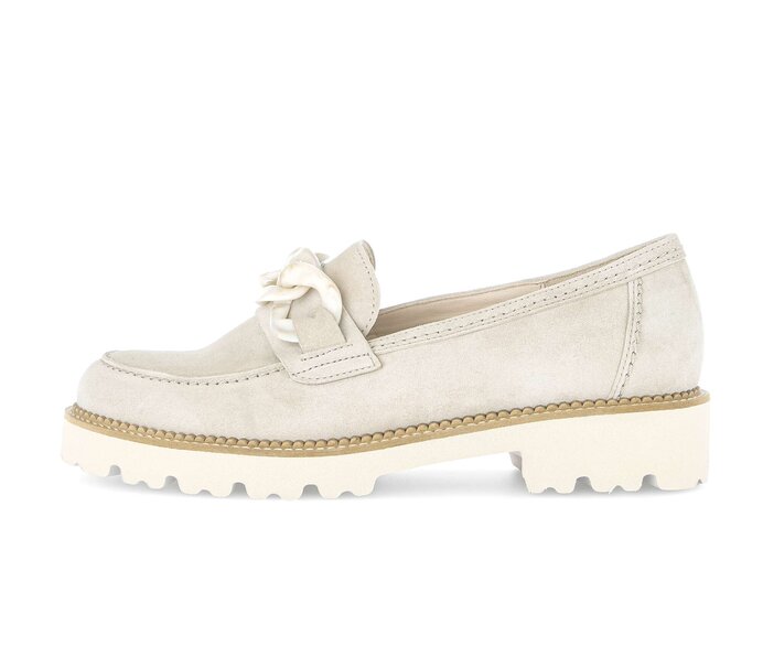 Gabor Loafer Beige - Rauleder