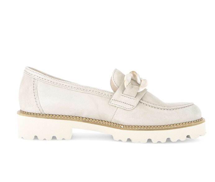 Gabor Loafer Beige - Rauleder