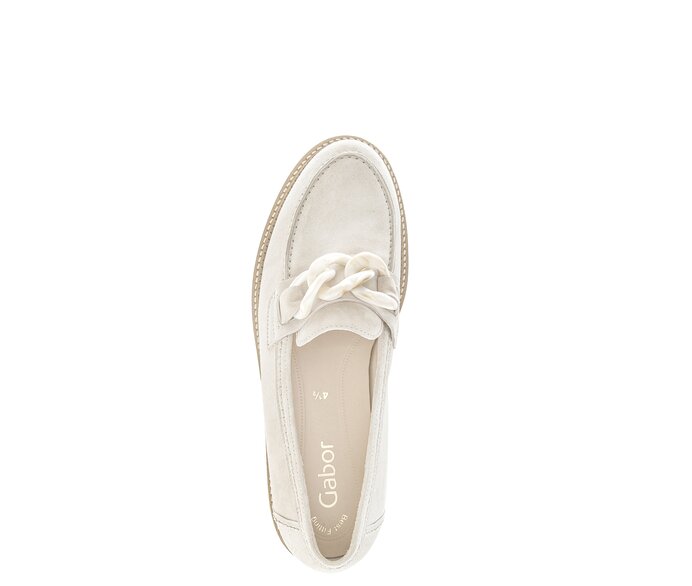 Gabor Loafer Beige - Rauleder