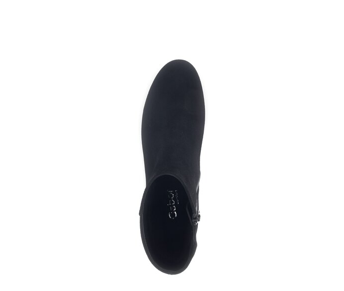 Gabor Elegante Stiefelette Schwarz - Rauleder