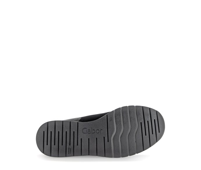 Gabor Sneaker Low Schwarz - Materialmix Leder/Lederimitat