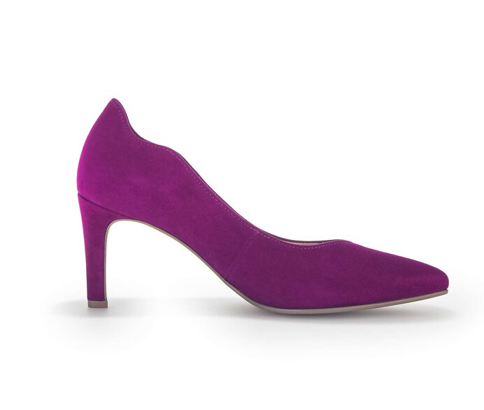 Gabor Eleganter Pumps Lila - Rauleder