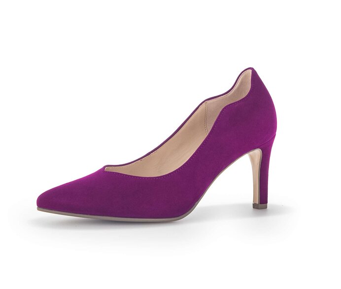 Gabor Eleganter Pumps Lila - Rauleder