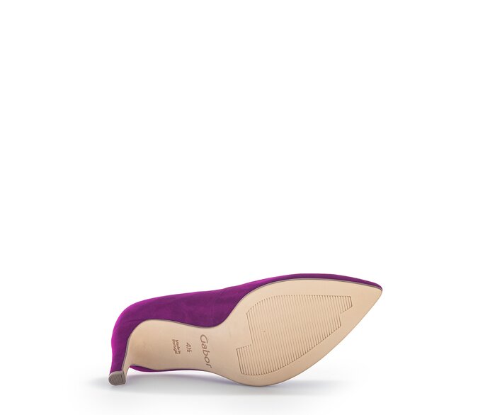 Gabor Eleganter Pumps Lila - Rauleder