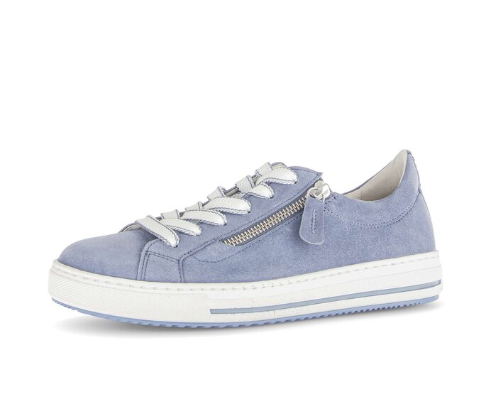 Gabor Sneaker Low Blau - Rauleder