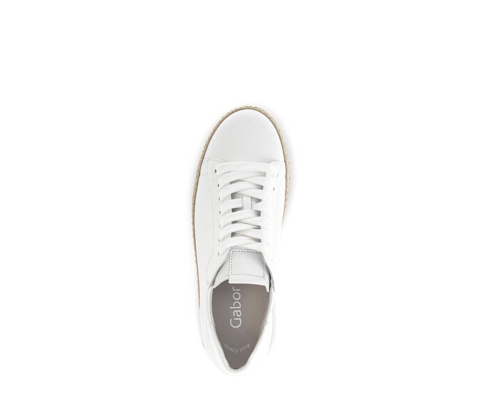 Gabor Sneaker Low Weiß - Glattleder