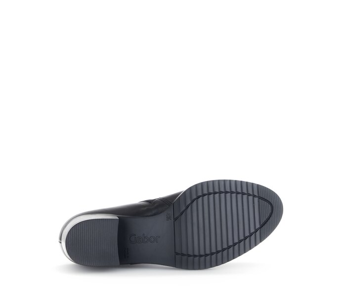 Gabor Elegante Stiefelette Schwarz - Glattleder