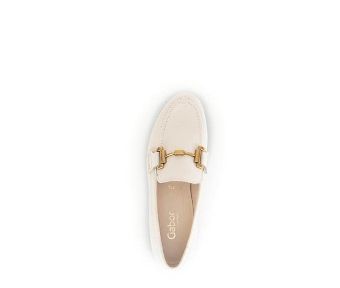 Gabor Slipper Creme - Glattleder