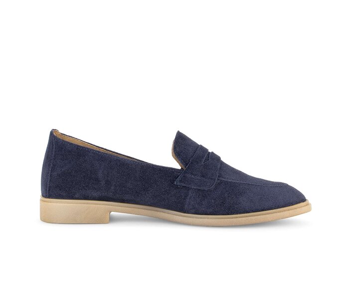 Gabor Slipper Blau - Rauleder
